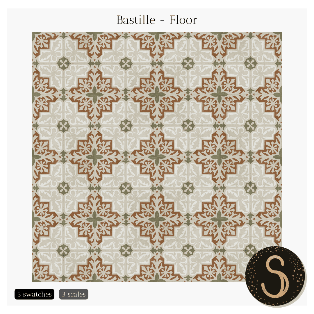 Галерея мода Плитка для пола Bastille Floor #2